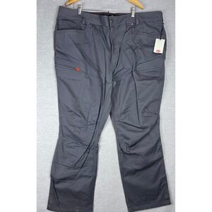 Brunt The Martin Pant Mens 46x34 Charcoal Grey Double Front Work Pants NEW